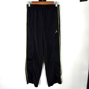 Nike Air Jordan Pants Youth Large Jumpman Black Green Joggers